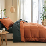 Burnt Orange And Dark Grey