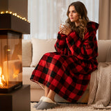 Short Black And Red Plaid