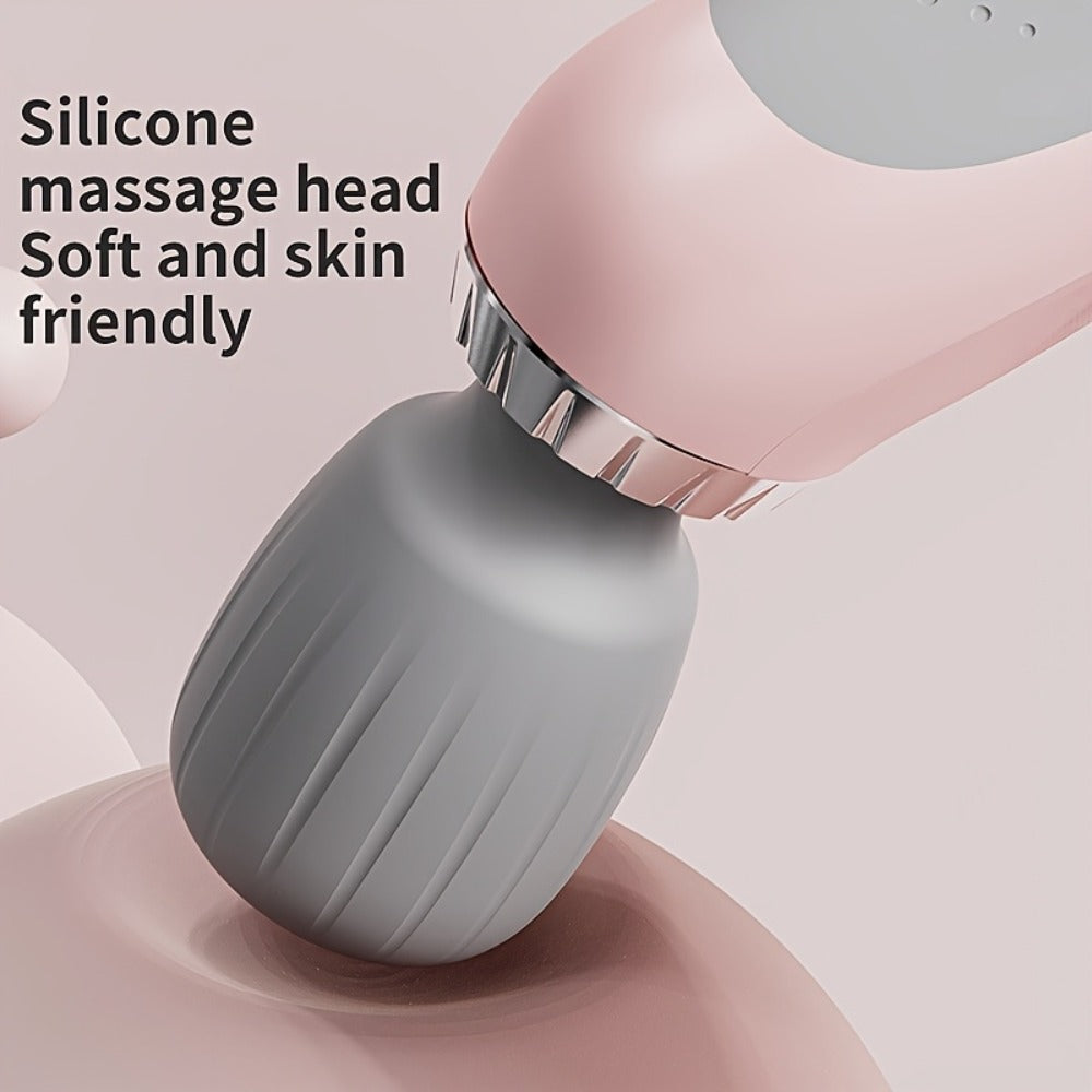 Portable Handheld Massage Stick – USB Rechargeable Wand Massager with 5 Adjustable Speed Levels, Relieves Neck, Back, Leg & Waist Tension, Compact Travel Massager, Holiday Gift for Family & Friends