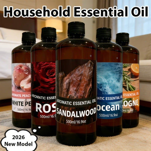 Premium Aromatic Oil Rose White Peach Ocean Sandalwood Woody Cologne Long-Lasting Fragrance for Diffuser Air Purifier Bedroom Living Room Car Odor Eliminator