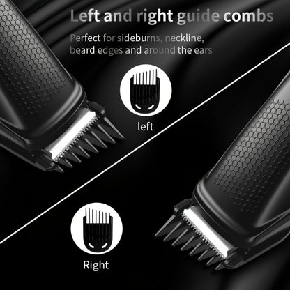 Beard Trimmer for Men Cordless Hair Clipper Electric Shaver Facial Mustache Body Hair Grooming Kit USB Rechargeable All-in-One Grooming Tool Gift for Men Black