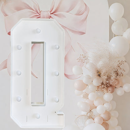 Marquee Letter Lights 3ft LED Light Up Letters for Weddings, Proposals & Celebrations - Cool White Lighted KT Board DIY Display Frame