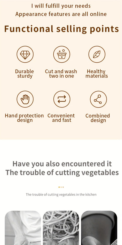 Vegetable Chopper 16-in-1 Manual Food Chopper Slicer Dicer Grater with Container – Professional Onion Potato Carrot Cutter Kitchen Tool