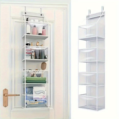 Hanging Storage Bag 4 & 6 Layer Foldable Non-Woven Organizer for Bedroom Bathroom Office Nursery Space Saving