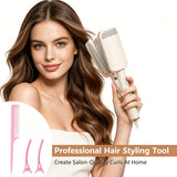 Upgraded Version - Apricot Color - 2 Clips + 1 Comb