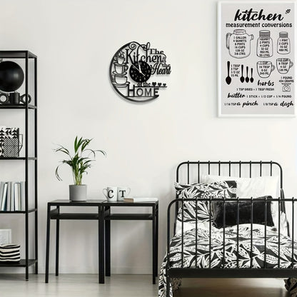 Coffee Vinyl Record Wall Clock Silent, Decorative Coffee Cup Design Clock for Kitchen Living Room Bedroom, Unique Home Decor Gift for Coffee Lovers Christmas Birthday