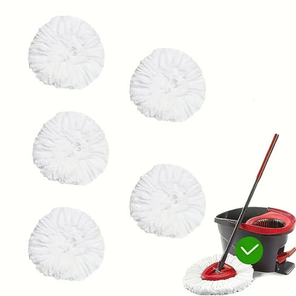 Microfiber Rotary Mop Replacement Heads 360 Degree Triangular Spin Mop Pads Refill Compatible with Rotary Mop Systems Deep Floor Cleaning 2 5 10 20 Pack