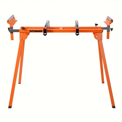Miter Saw Stand with 78-1/8" Sliding Rail – 3-Step Quick Fold, 22LB Lightweight, 330LB Capacity, Universal Fit for DeWalt Makita Bosch & Most Miter Saw Brands