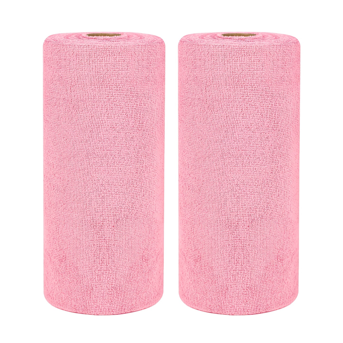 Microfiber Cleaning Cloths Reusable Paper Towel Roll Replacement – Washable Absorbent Tear-Away Dishcloths for Kitchen, Bathroom & Car | Eco-Friendly Rags 50 or 100 Pack, 12x12 Inch