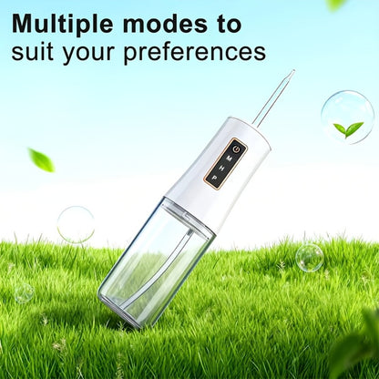 Water Flosser Oral Care Kit – 3-Mode Portable Electric Dental Cleaner, USB Rechargeable, 4-Function Nozzle, Tooth Whitening Device & Electric Toothbrush Set for Travel & Home Use