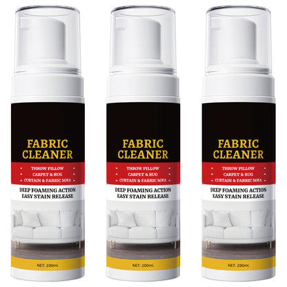 Upholstery Cleaner Spray Multi-Fabric Stain Remover 6.76oz Spot Cleaner for Couch Sofa Rug Carpet Clothes Car Seat Mattress Laundry Multi-Purpose Fabric Cleaner for Home and Car 1 2 3 4 5 Pack