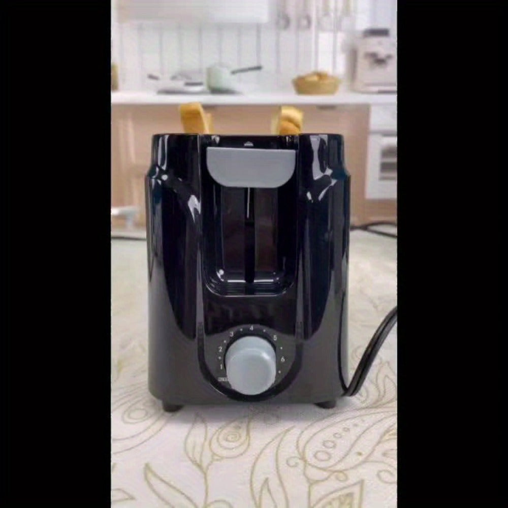 2-Slice Toaster – 6 Shade Settings, Cancel, Reheat & Defrost Functions, Removable Crumb Tray, 750W Compact Design for Bread, Waffles & Bagels, Available in Red, White, Black, Yellow, Pink & Blue