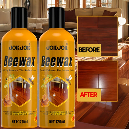 Beeswax Wood Polish & Repair Kit, Natural Wood Furniture Care Wax Deeply Moisturizes, Removes Scratches & Dullness, Restores Shine on Solid Wood Furniture, Floors, Countertops, Doors & Windows – 1, 2 or 3 Piece Set