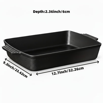 Cast Iron Cookware Set for Kitchen Camping BBQ - Non-Stick Skillet Dutch Pot Frying Pan Baking Tray Griddle Options, Oven Safe Stovetop Campfire Cookware for Home RV Holiday Cooking Multiple Set Choices