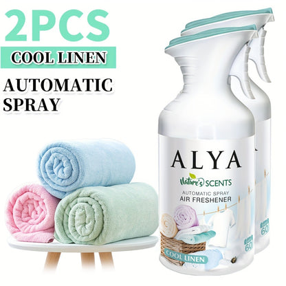 Aromatherapy Air Freshener Spray 6 Scents | Lavender Vanilla Ocean Magnolia | Multi-Purpose Room Spray for Car Home Office Bathroom Fabric Closet Odor Eliminator