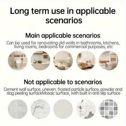 Peel and Stick Wall Tiles 50/100pcs Waterproof PVC Marble Self Adhesive Vinyl Tile Stickers for Bathroom Kitchen Living Room, TV Backdrop Shower Wall Panels Modern Home Decor Easy Installation