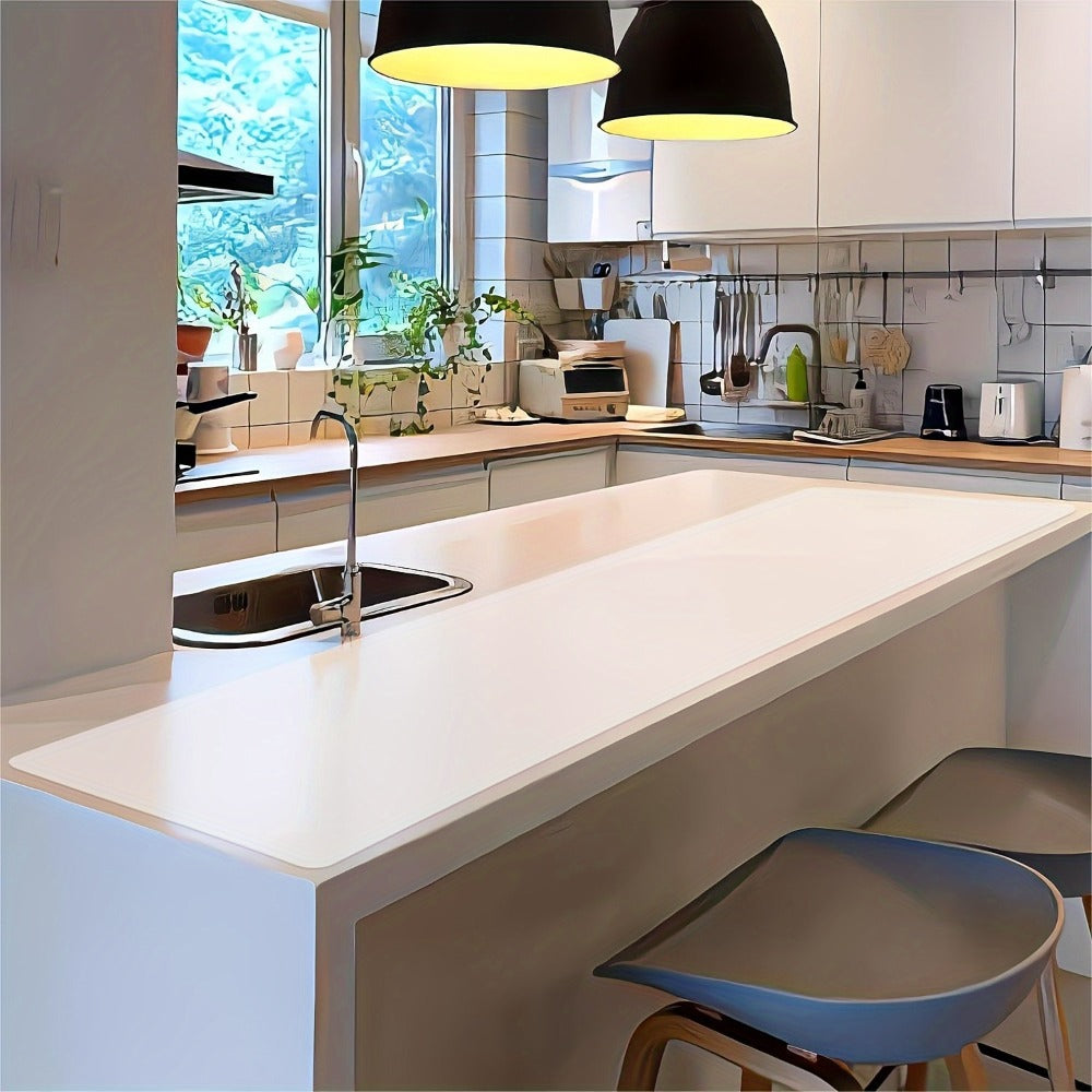 Extra Large Silicone Mat for Kitchen Counter – Nonslip Heat Resistant Countertop Protector, Nonstick Waterproof Craft Mat & Placemat, Multiple Sizes & Colors