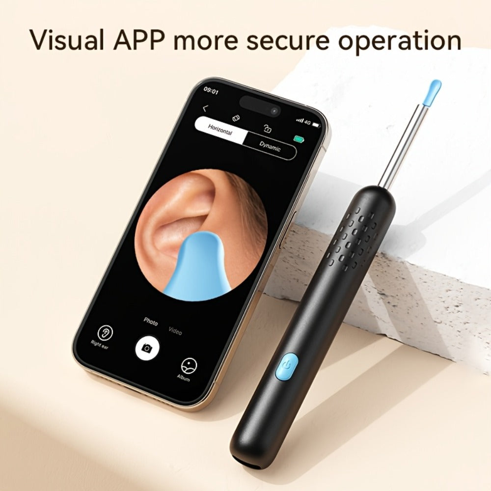 Earwax Removal Kit Pro with Visual Waste Tank – Interchangeable Nozzles, USB Rechargeable Ear Cleaner for Adults, Ear Scoop & Ear Washer Options