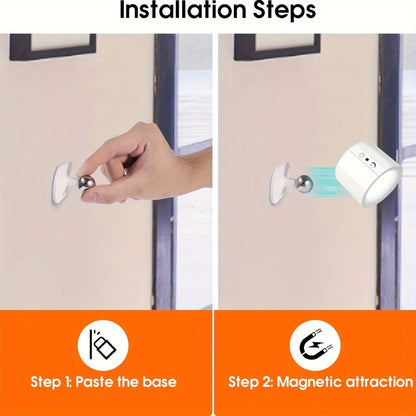 Rechargeable Wall Sconce LED Reading Light - GVTCO Magnetic 360° Rotation Wall Lamp with Remote Control, 3 Color Temperatures, Dimmable, 1200mAh Battery, USB-C Charging for Bedroom, Bedside & Hallway