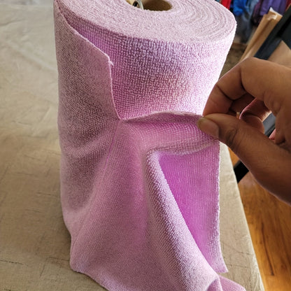 Microfiber Cleaning Cloths Reusable Paper Towel Roll Replacement – Washable Absorbent Tear-Away Dishcloths for Kitchen, Bathroom & Car | Eco-Friendly Rags 50 or 100 Pack, 12x12 Inch