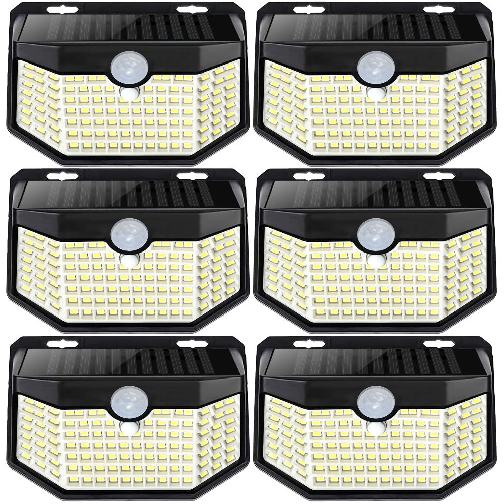 Solar Step Lights Outdoor 120 LED Motion Sensor – 270° Wide Angle IP65 Waterproof Wall Light with 3 Modes | 18-Hour Solar Powered Stair Light for Pathway, Fence, Garage & Deck | 4/6/8 Pack