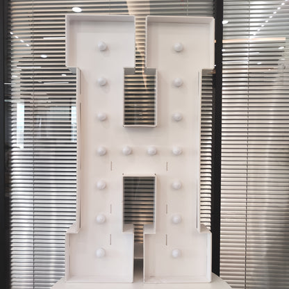 LED Letter Lights 4FT Tall Marquee Letter Lights A-Z Alphabet Light Up Letters with Cool White LED for Wedding, Birthday, Party, Proposal & Graduation Decor