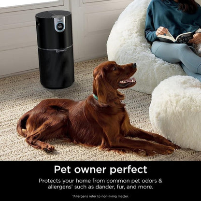 Shark NANOSEAL HEPA Air Purifier MAX – Covers 1350 Sq Ft, Clean Sense IQ Auto-Adjust, Captures 99.98% Dust & Allergens, PM1/PM2.5/PM10 Sensor, 4-Speed Fan, XL Room Purifier, White, Certified Refurbished