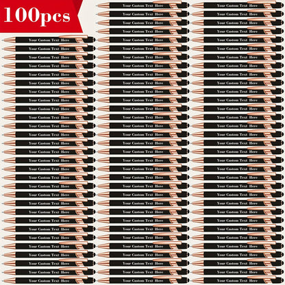 Custom Engraved Ballpoint Pen Set 100pcs, Personalized Metal Luxury Pens Bulk, Engraved Writing Instruments for Wedding, Corporate Gifts, Graduation, Birthday, Christmas, Anniversary & Party Favors – Red, Black, Purple, Gold, Blue