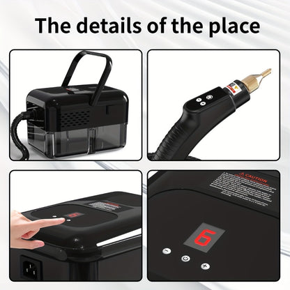 Handheld Steam Cleaner 2500W High Pressure for Home Kitchen Grease Sofa Air Conditioner Washing Machine Floor Tile Bathroom