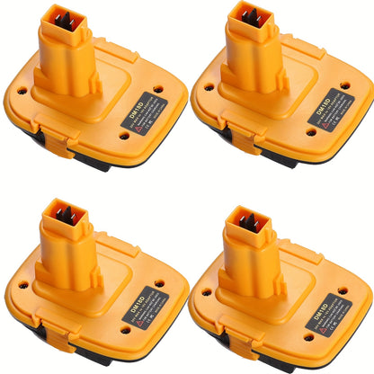 DM18D Battery Adapter for DeWalt 18V XRP NiCad NiMh Cordless Tools Compatible with DeWalt 20V Li-ion or MK 18V Red Tools Li-ion Replaces DeWalt 18V Battery 2 Pack or 4 Pack Adapter Only