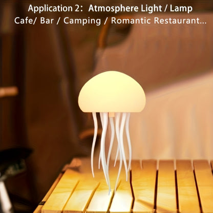 Jellyfish Night Light USB LED Table Lamp - Touch Control Gradient Color Changing Fantasy Desk Light for Bedroom Kids Room Party Decor Aesthetic Room Decoration
