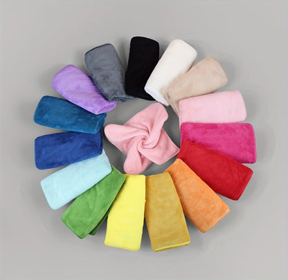 Coral Velvet Bath Towel Set 18pcs – 4 Bath Towels 4 Hand Towels 10 Washcloths Hotel Quality Soft Absorbent