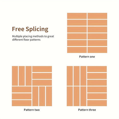 Interlocking Acacia Wood Deck Tiles 27-Pack – 12x12 Inch Oil-Finished Slat Tiles, Covers 27 Sq Ft, Tool-Free Install, for Patio, Balcony, Garden, Deck & Indoor Flooring