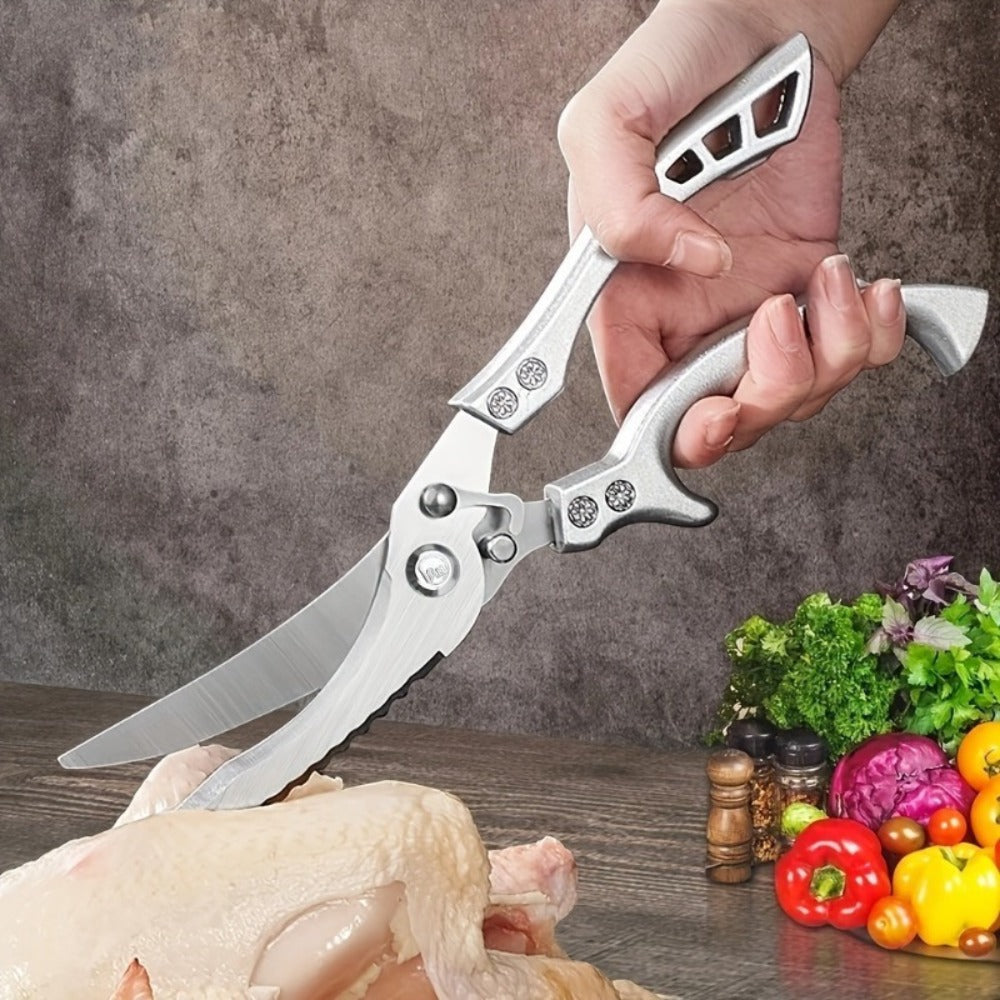 Kitchen Knife Set 3/7pc Professional Chef Knife Set with Butcher Boning Scissors | Stainless Steel Cooking Knives for Home Hotel Camping