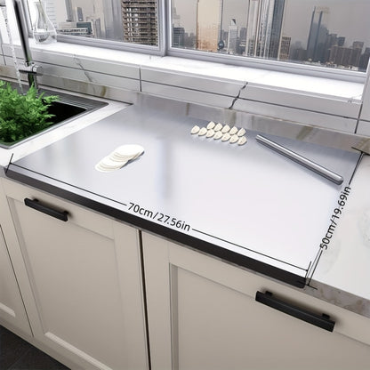 Extra Large Stainless Steel Cutting Board – Multi-Use Kitchen Chopping Board, Easy to Clean & Store, Multiple Sizes