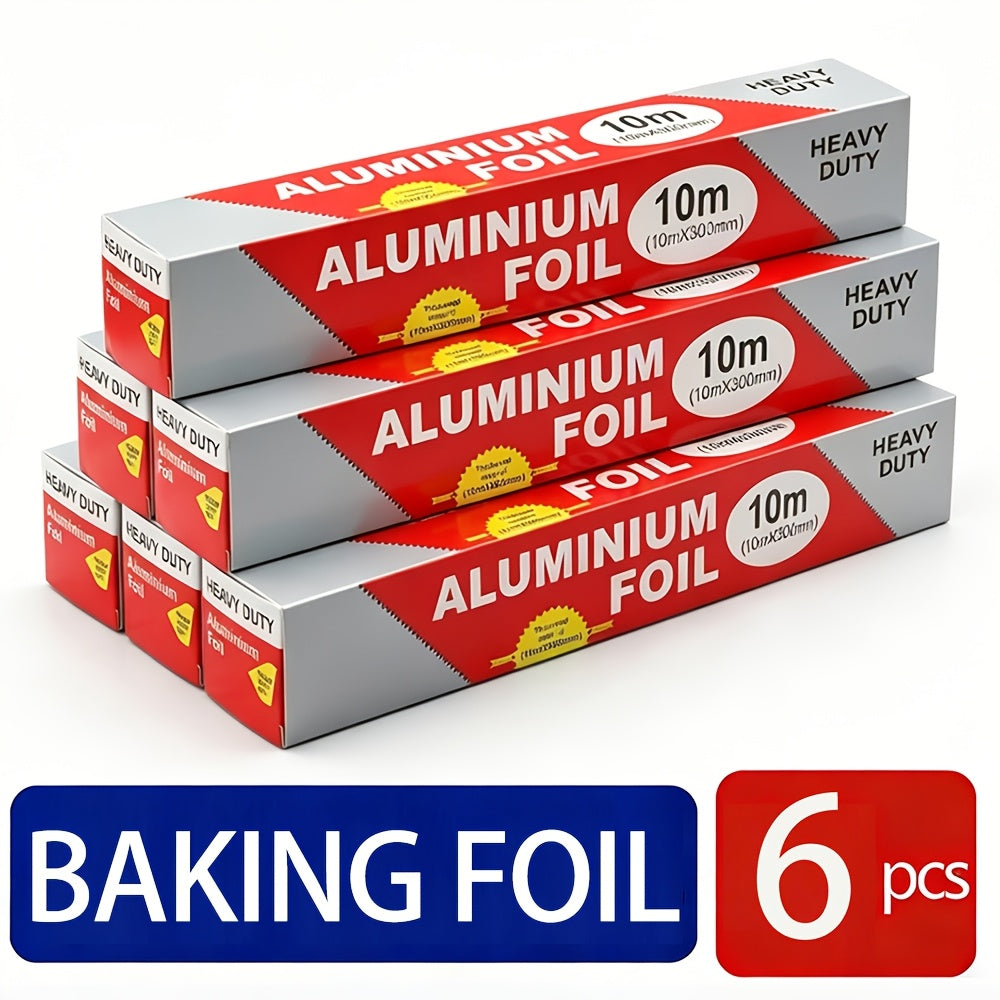 Aluminum Foil Rolls Heavy Duty – Thick Tin Foil for Baking, Grilling, BBQ & Food Wrapping, Disposable Kitchen Foil for Restaurants & Home, Perfect for Camping, Corn, Hot Dogs & Sandwiches