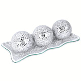 3PCS+Tray1PCS(Silvery)