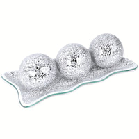3PCS+Tray1PCS(Silvery)