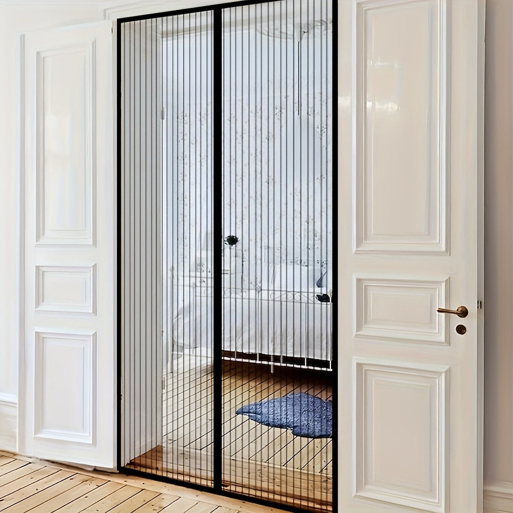 Magnetic Screen Door – Heavy Duty Retractable Mesh Door Curtain, Pet-Friendly & Insect Proof, Auto-Close Magnetic Closure for Patio, Front Door & Sliding Doors, Easy Install, 39x82 Inch