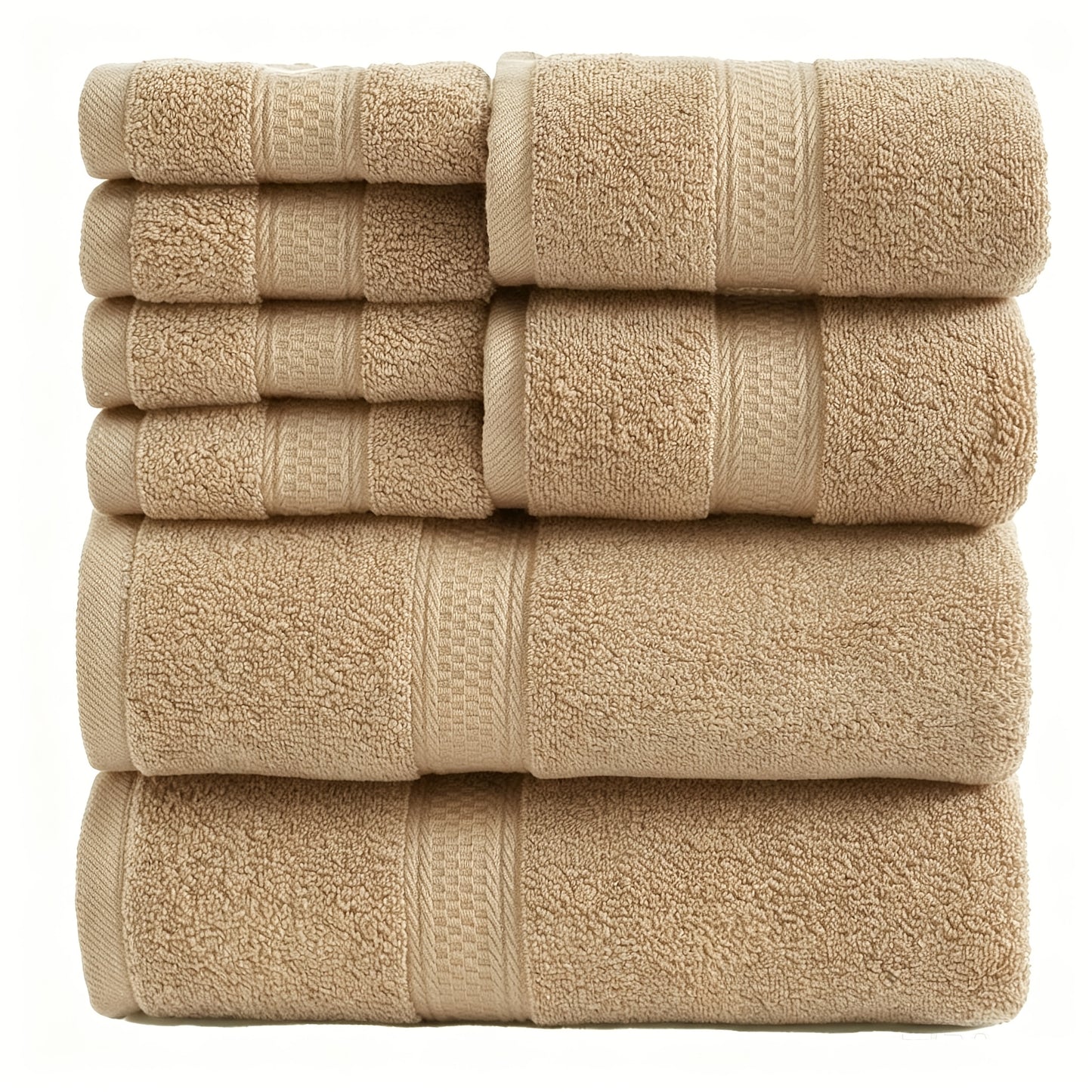 Luxury Soft Towel Set 8 or 16 Piece - Thickened Quick Dry Skin Friendly High Absorbency Bath Towels Hand Towels Washcloths | 13+ Colors | Home Hotel Travel Fitness Spa Gift Set