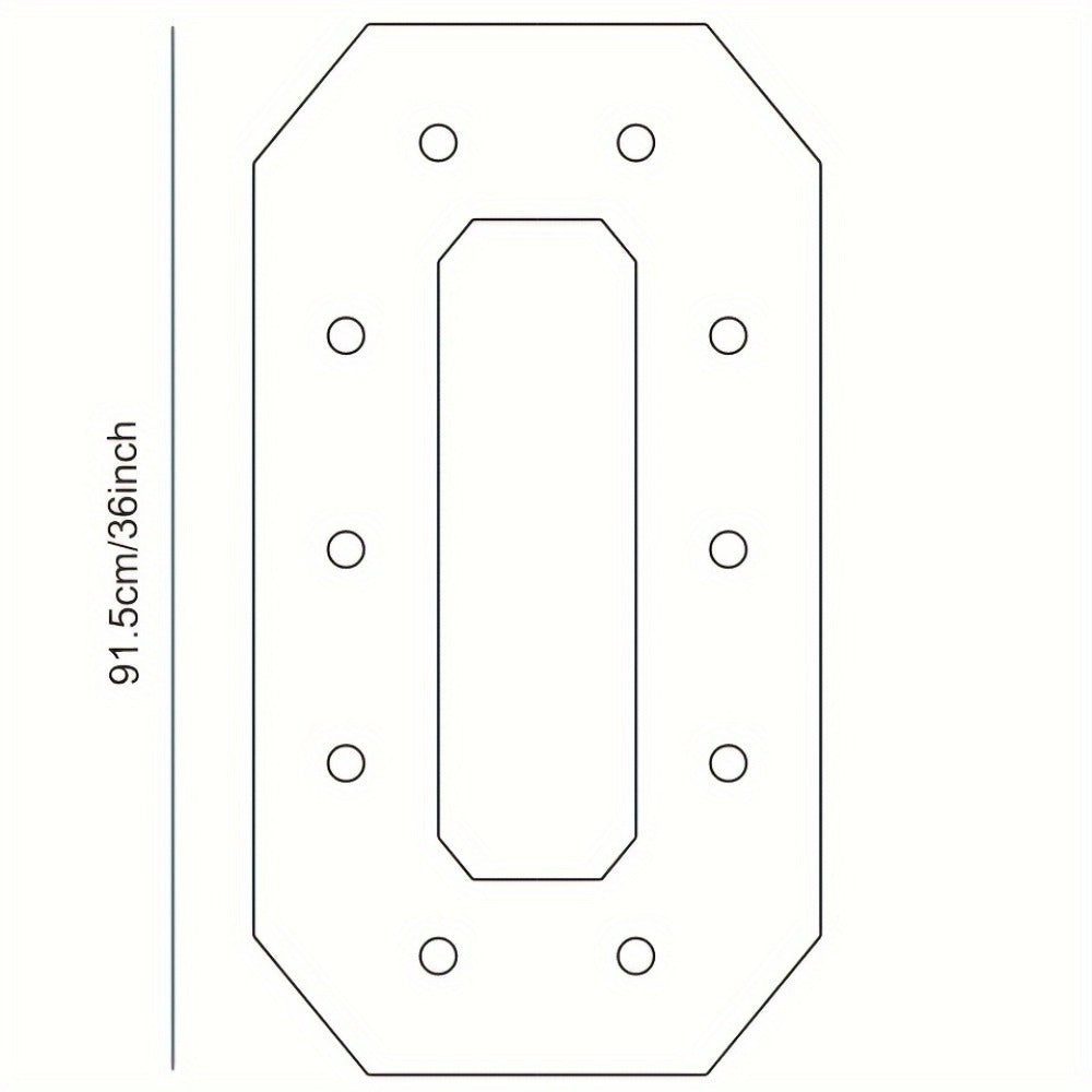 3ft Glowing Number Sign – Warm White LED 3D KT Board 36 Inch Freestanding Party Decoration for Birthday Anniversary Wedding