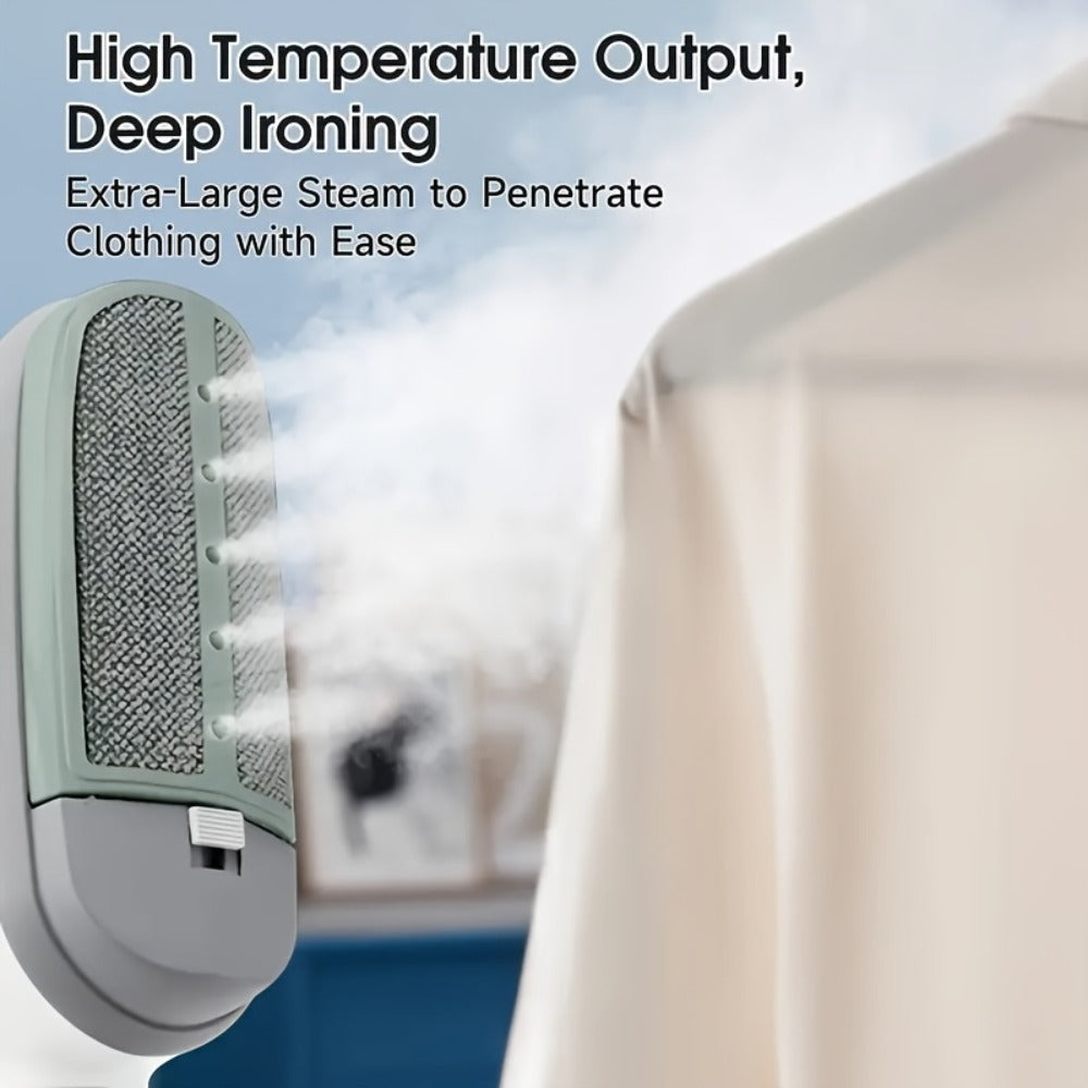 Handheld Steam Iron Garment Steamer – 25-Second Fast Heat-Up, Portable Wrinkle Remover for Clothes, Horizontal & Vertical Steam, Dry & Steam Ironing, Perfect for Home Office & Travel