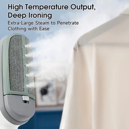 Handheld Steam Iron Garment Steamer – 25-Second Fast Heat-Up, Portable Wrinkle Remover for Clothes, Horizontal & Vertical Steam, Dry & Steam Ironing, Perfect for Home Office & Travel