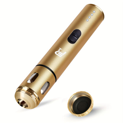 Electric Herb Grinder USB Rechargeable – Portable Spice Mill with One-Button Operation, Travel Bag, Funnel & Cleaning Brush | 4 Colors Available