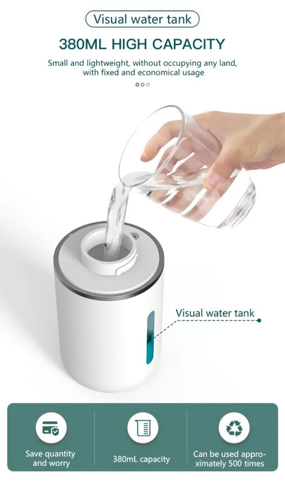 Automatic Foam Soap Dispenser Wall Mount Touchless 400ml USB Rechargeable IPX5 Waterproof 4 Adjustable Levels Sensor Soap Pump for Bathroom Kitchen Sink Office Hotel