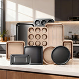 11pcs Black Golden