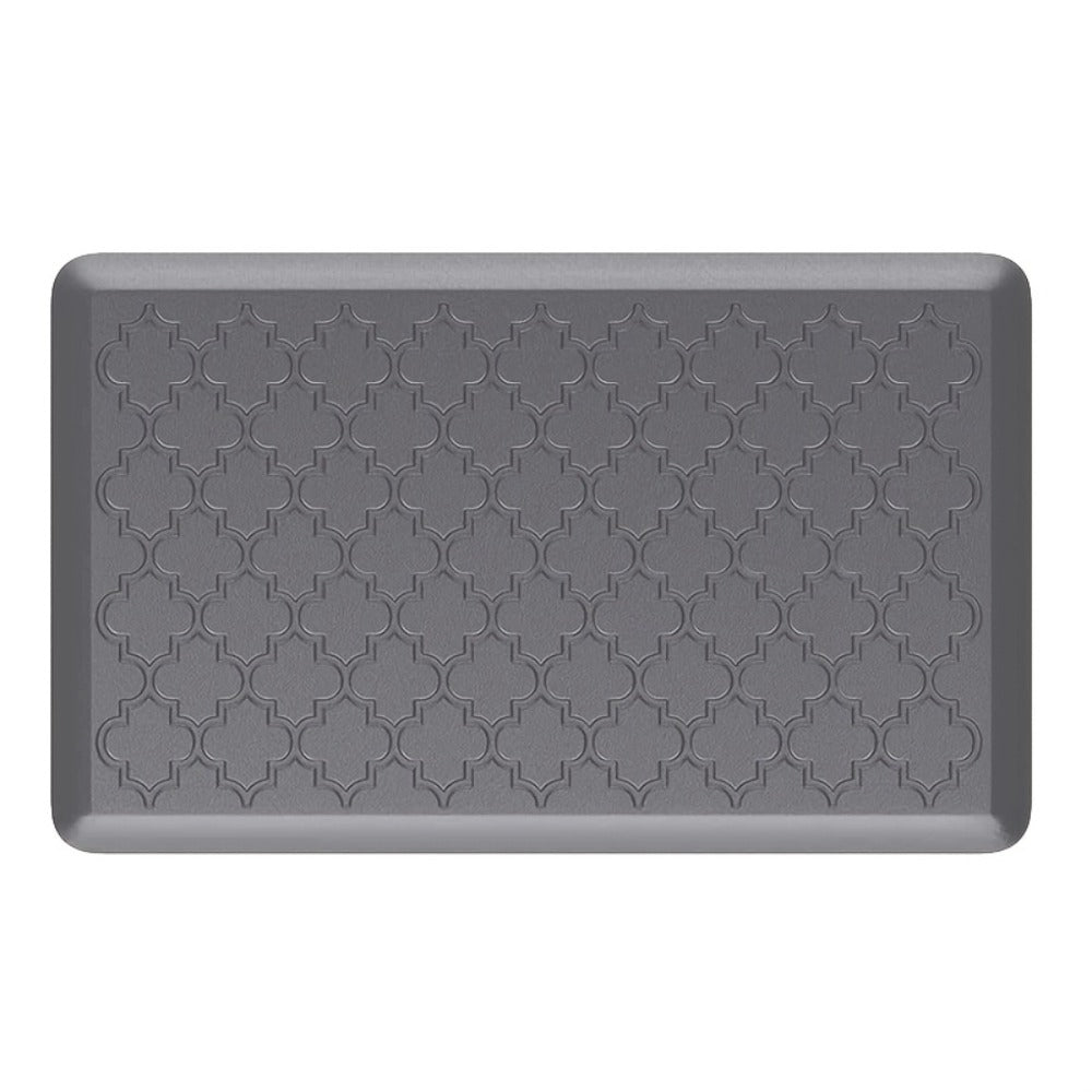 Anti-Fatigue Kitchen Floor Mat – Cushioned PVC Foam Non-Slip Ergonomic Standing Mat for Kitchen, Office, Sink & Laundry, 2 Sizes – Gray & Black