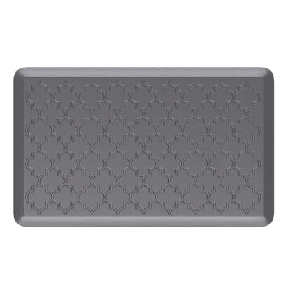 Anti-Fatigue Kitchen Floor Mat – Cushioned PVC Foam Non-Slip Ergonomic Standing Mat for Kitchen, Office, Sink & Laundry, 2 Sizes – Gray & Black