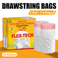110 bags (13 gallons)