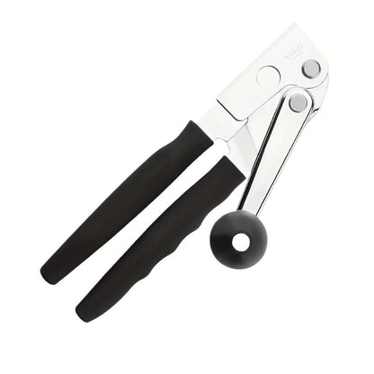 Heavy Duty Manual Can Opener Stainless Steel Commercial Grade with Non-Slip Ergonomic Handle Dual Can and Bottle Opener for Restaurant and Home Kitchen Use